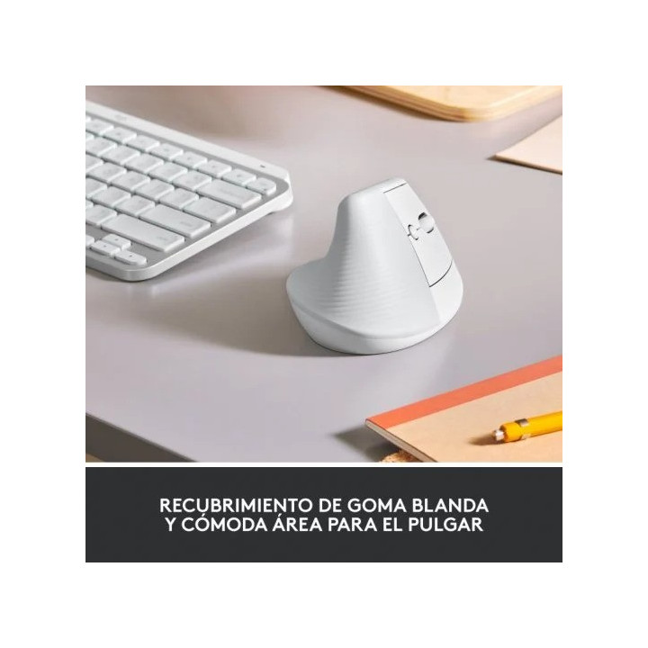 Raton Logitech Lift Vertical Wireless Ergonomic 4000DPI 6 Botones