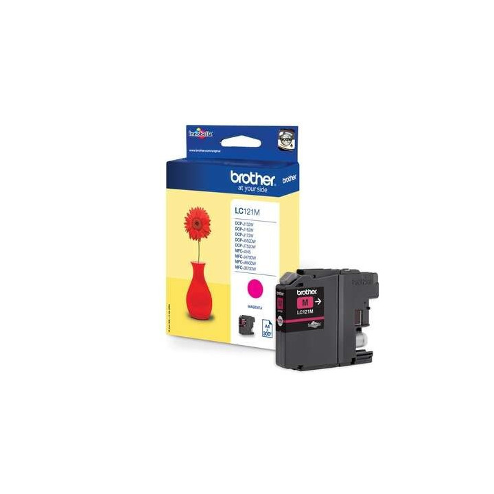 Tinta Brother LC121 Magenta | InfoChen Canarias