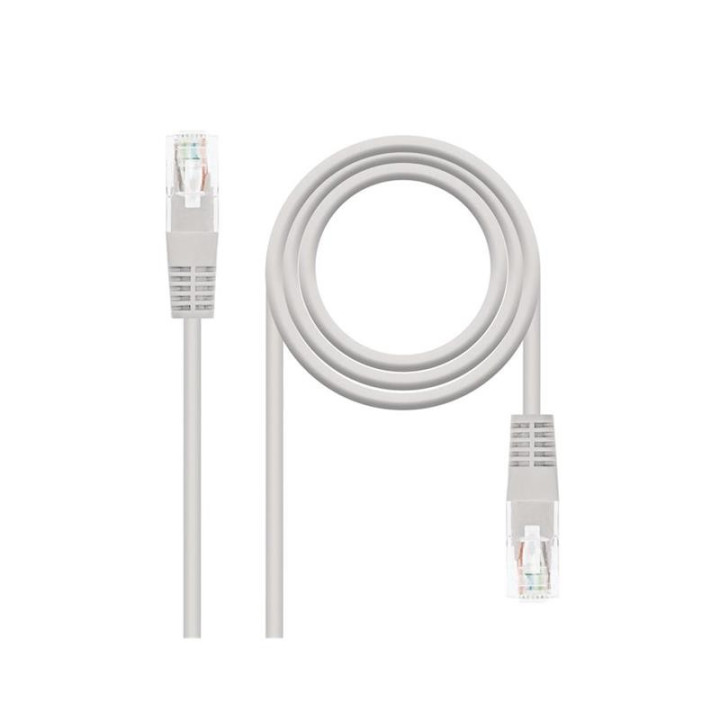 Cable De Red CAT.5E Utp Flex 0.25M Grey | InfoChen Canarias