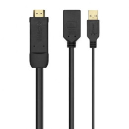 Cable Conversor 4K Aisens Hdmi/macho - Displayport/hembra 10W