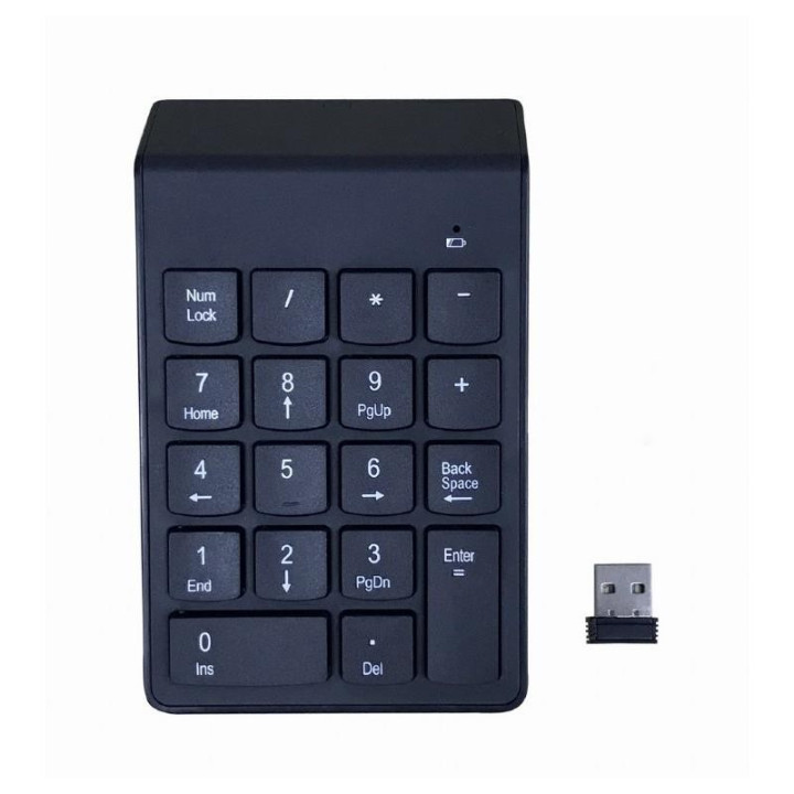 Teclado Numerico Gembird Keypad Bluetooth 18 Teclas Black |