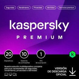 Antivirus Kaspersky Premium 1YEAR 20L Pc/mac/android/ios