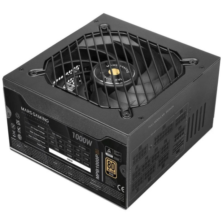 Fuente De Alimentacion Mars Gaming Mbp 1000W 80+ Gold Modular