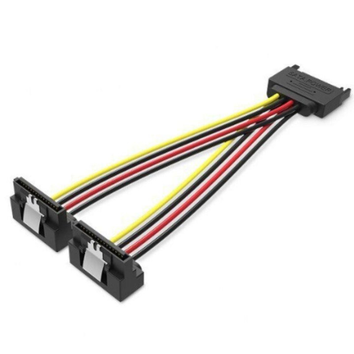 Cable Alimentacion Vention Sata/m - 2X Sata/h 15CM | InfoChen