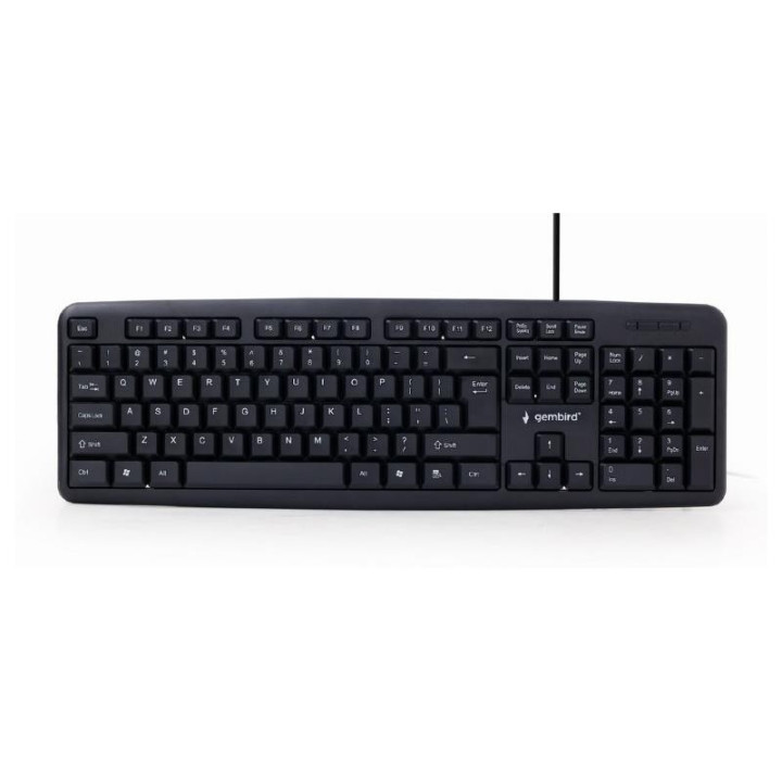 Teclado Gembird USB Black | InfoChen Canarias