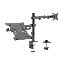 Soporte De Mesa Monitor/notebook Aisens Reg.altura Gir. Incl