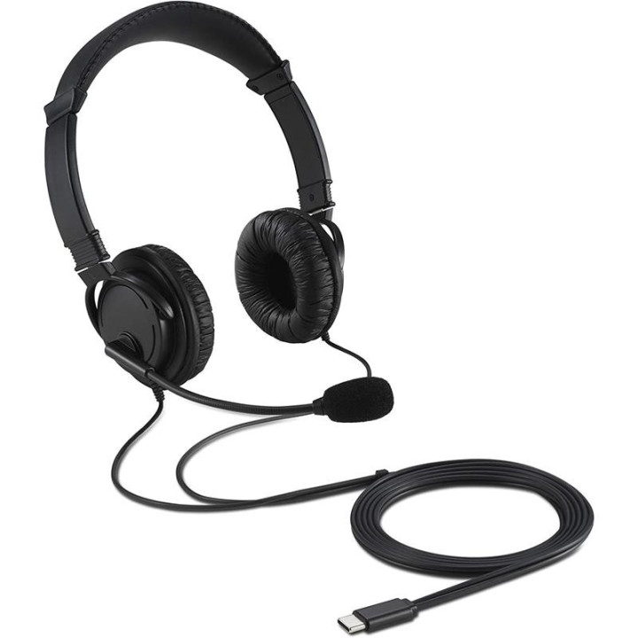 Auriculares + Microfono Kensington K97457WW Hi-Fi USB-C Black |