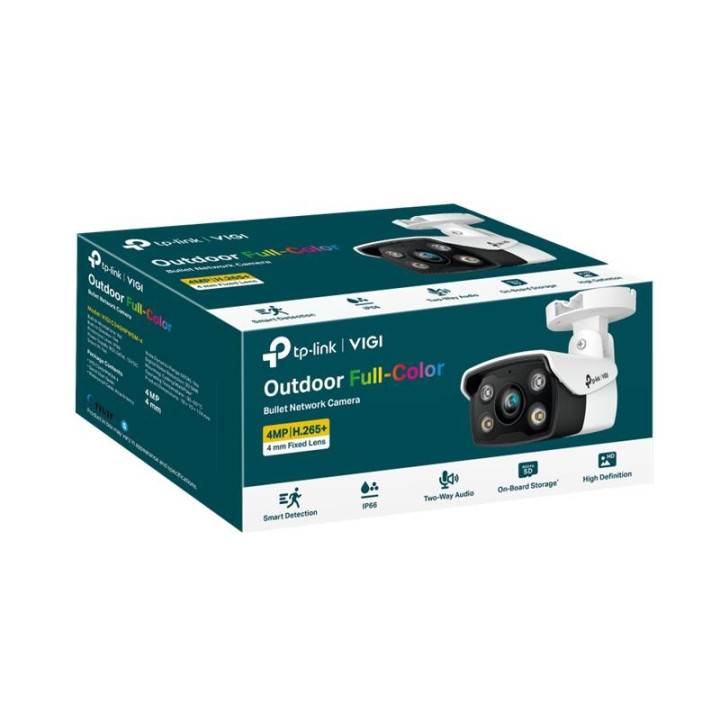 Cámara IP Tp-Link Vigi Bullet Exterior Microsd 4MP 2.8MM Ir 30M