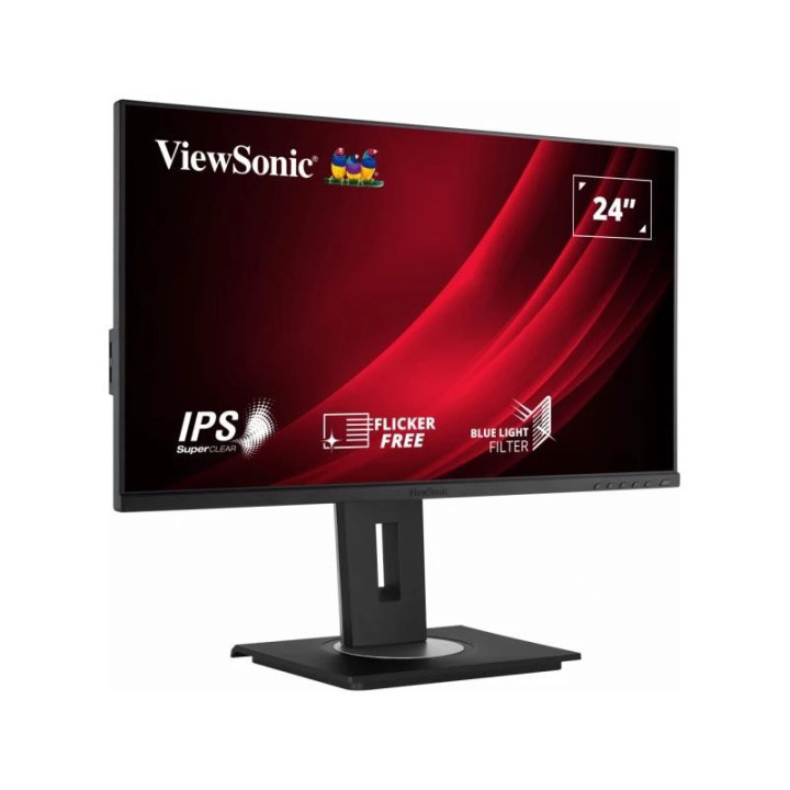 Monitor Viewsonic 24 IPS Multim Ergonomico VGA HDMI DP USB 5YR