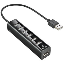 Hub USB Ngs Tiny 7 Puertos USB 2.0 + Alimentador | InfoChen