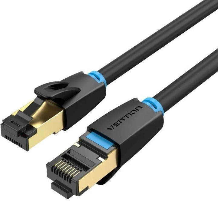 Cable De Red CAT.8 S/ftp 3M Vention Black | InfoChen Canarias