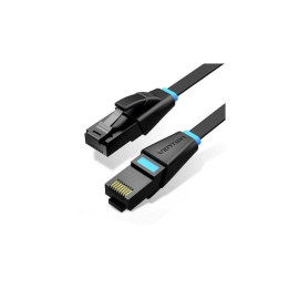 Cable De Red CAT.6A Utp 1M Vention Black | InfoChen Canarias