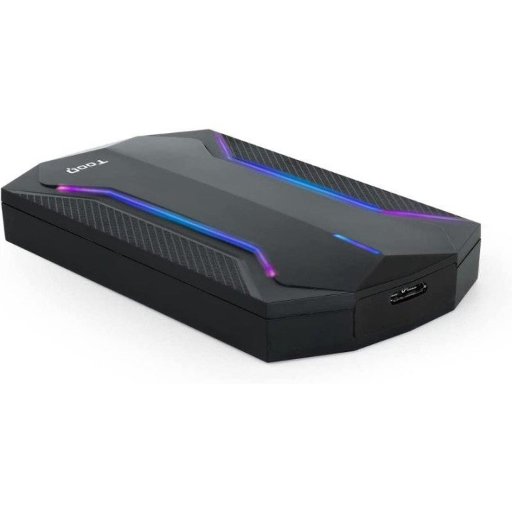 Caja Externa Tooq Gaming 2.5 SSD Sata USB RGB Black | InfoChen