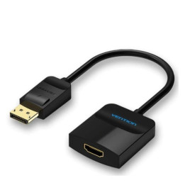 Cable Conversor Vention Displayport/m - Hdmi/h 15CM Black |