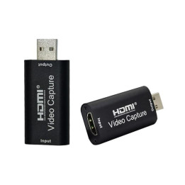 Capturadora De Video Oneway USB HDMI 4K Black | InfoChen Canarias
