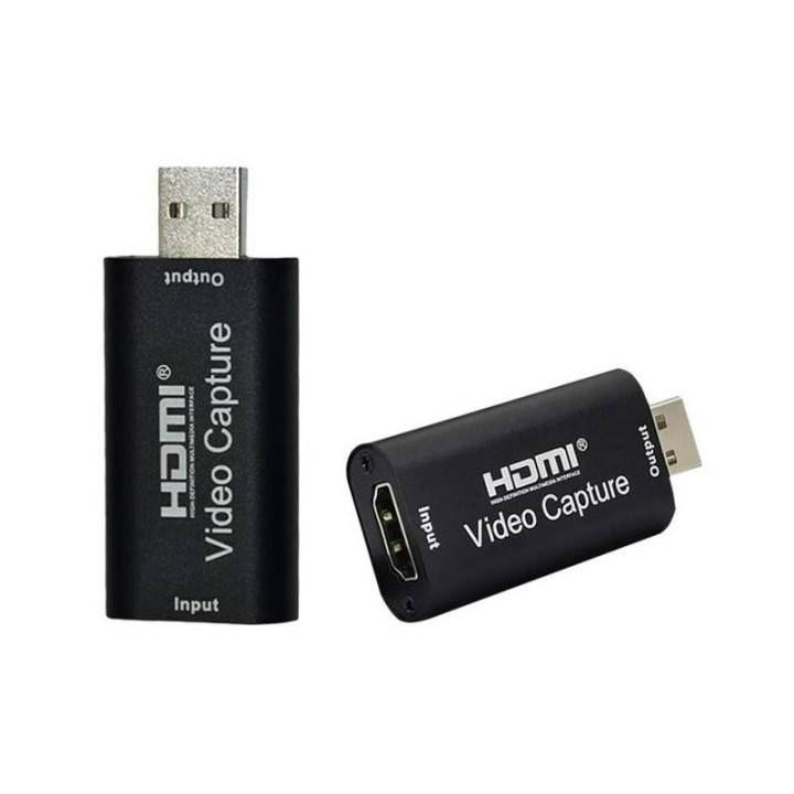Capturadora De Video Oneway USB HDMI 4K Black | InfoChen Canarias