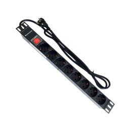 Pdu Tipo Regleta Powergreen 8 Tomas Con Interruptor | InfoChen