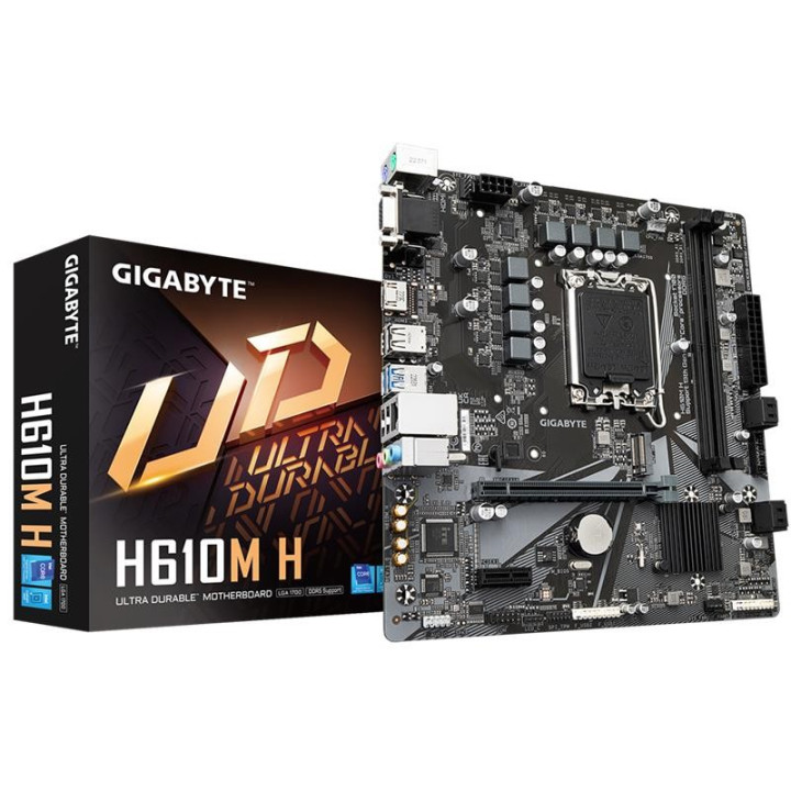 Placa Base Gigabyte GA-H610M-H DDR4 VGA + HDMI | InfoChen