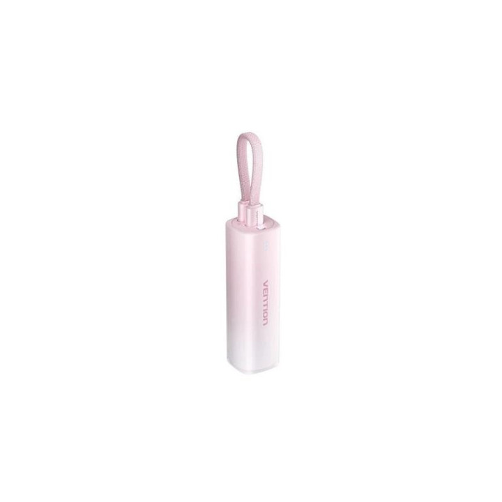 Powerbank Vention 5000MAH USB-C + Lightning 20W Rose | InfoChen