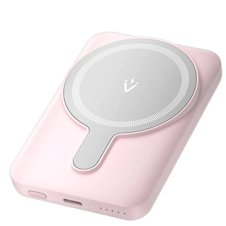 Powerbank Vention 5000MAH 20W Wireless Smartphone Magnetic Rose |