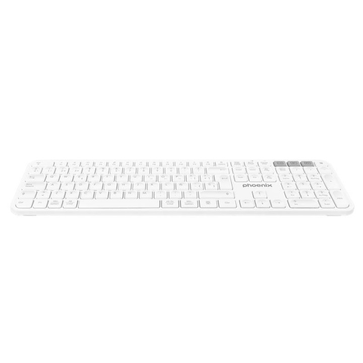 Teclado Phoenix K300 Multidispositivo Wireless White | InfoChen