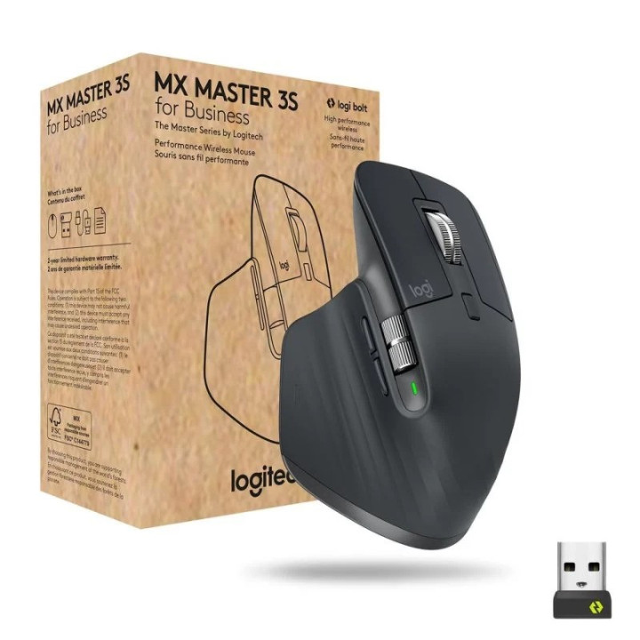 Raton Logitech Mx Master 3S Business Wireless 8000DPI 7 Botones