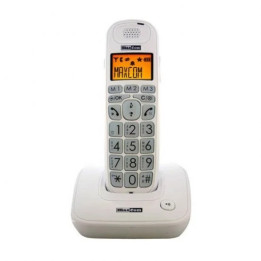 Teléfono Fijo Maxcom MC6800 Dec White | InfoChen Canarias