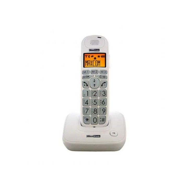 Teléfono Fijo Maxcom MC6800 Dec White | InfoChen Canarias