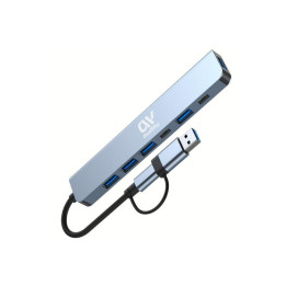 Dock Hub Oneway USB-C/usb 3.0 7 En 1 USB 3.0/USB 2.0 Silver |