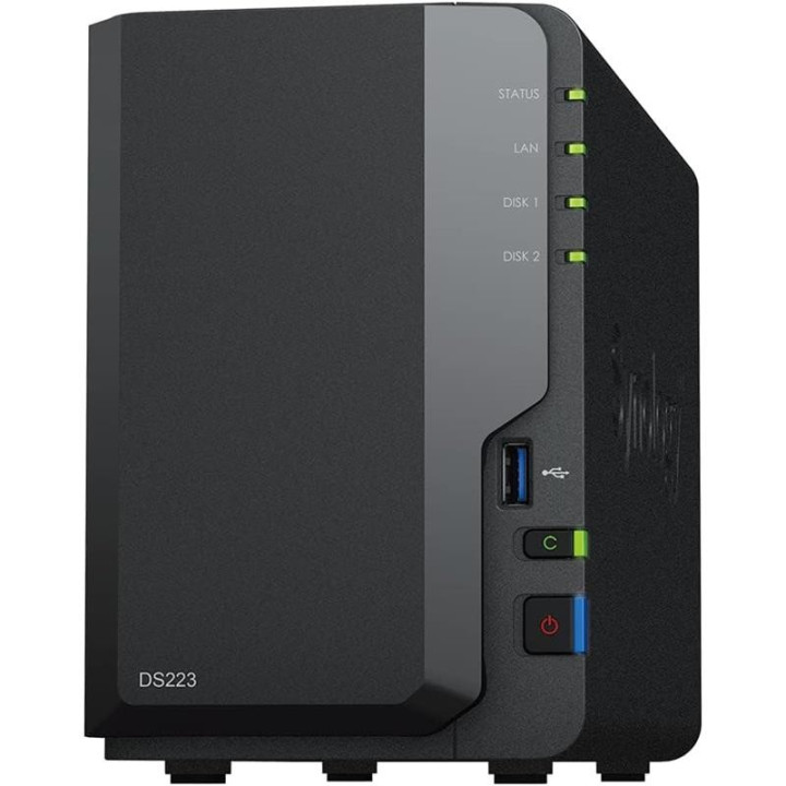 Unidad NAS Synology 2 Hdd/ssd Disktation CPU 1.7GHZ 4 Nucleos |
