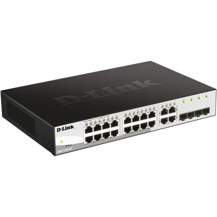 Switch D-Link Gigabit 24 Puertos DGS-1210-24/E | InfoChen
