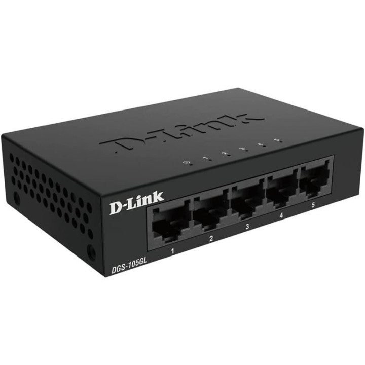 Switch D-Link Gigabit 5 Puertos DGS-105L Metalico | InfoChen