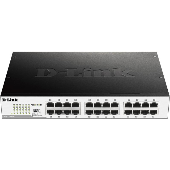Switch D-Link Gigabit 24 Puertos DGS-1024D/E Rack | InfoChen