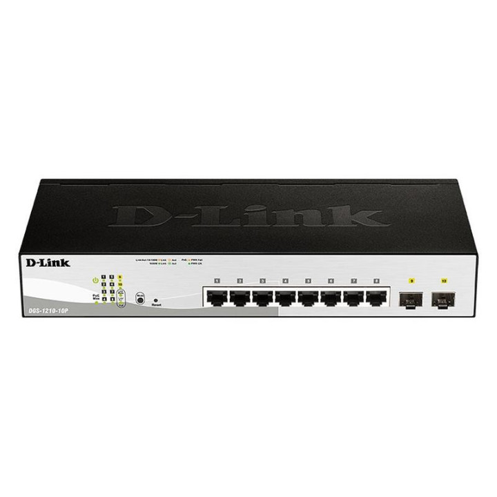 Switch D-Link Gigabit 10 Puertos DGS-1210-10P POE | InfoChen