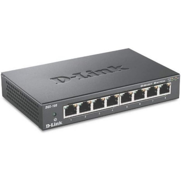 Switch D-Link Gigabit 8 Puertos DGS-108 | InfoChen Canarias