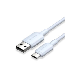 Cable Vention USB-A 2.0 - USB-C 3A 2M Aluminio Blue | InfoChen