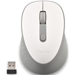Raton Ngs Dew White Wireless Silent White | InfoChen Canarias