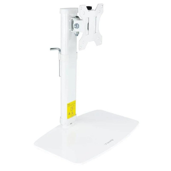 Soporte De Mesa TV Monitor Tooq Reg.altura Gir. Incl. 17-27 White