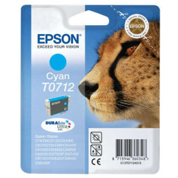 Tinta Epson C13T07124012 T0712 Cyan | InfoChen Canarias
