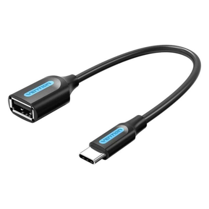 Cable Conversor Vention USB-C/m - USB-A/h 15CM Black | InfoChen