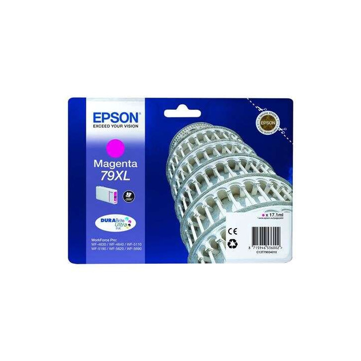 Tinta Epson C13T79034010 T7903 Magenta 79XL | InfoChen Canarias