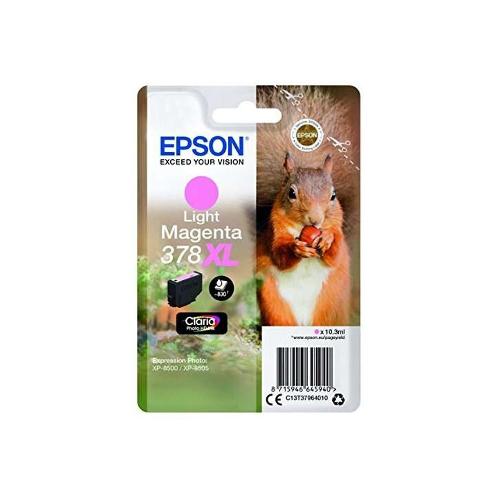 Tinta Epson C13T37954010 Light Magenta 378XL T3796 | InfoChen