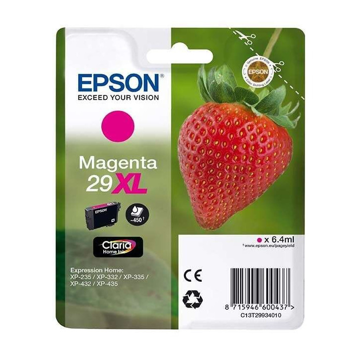 Tinta Epson C13T29934012 Magenta Xl 29XL | InfoChen Canarias
