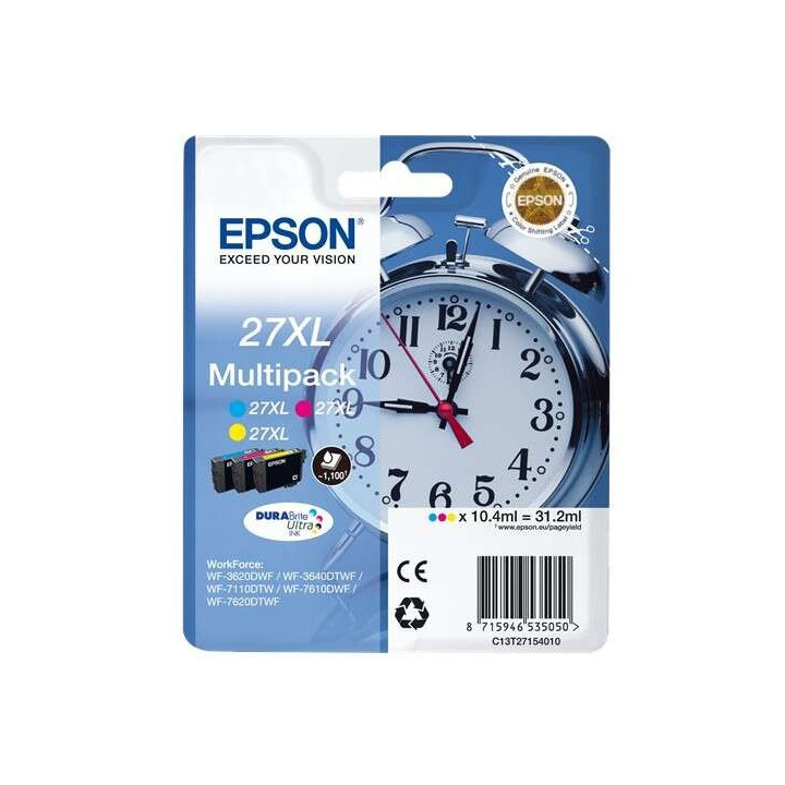 Tinta Epson C13T27154012 Multipack 3 Colores 27XL | InfoChen