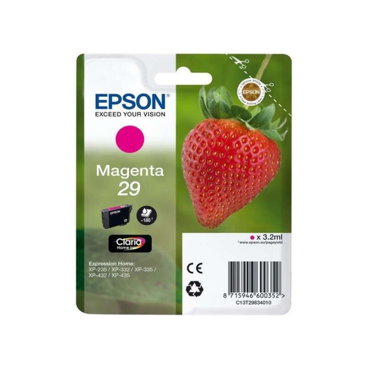 Tinta Epson C13T29834012 Magenta 29 | InfoChen Canarias