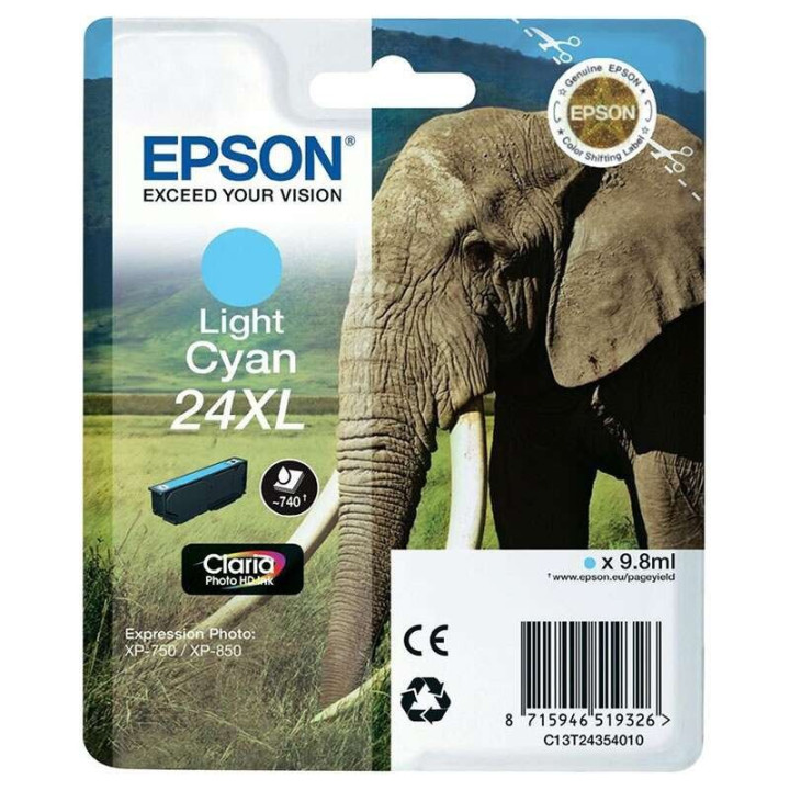 Tinta Epson C13T24354012 Light Cyan T2435 24XL | InfoChen