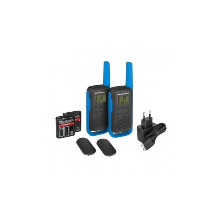 Walkie Talkie Motorola T62 Black/blue (( Pack 2 Ud )) | InfoChen