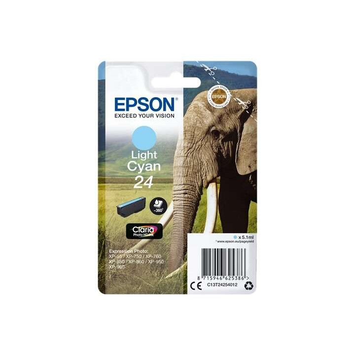 Tinta Epson C13T24254012 Light Cyan 24 | InfoChen Canarias