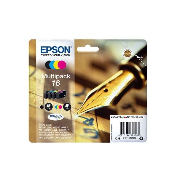Tinta Epson C13T16264012 T1626 Multipack 16 | InfoChen Canarias