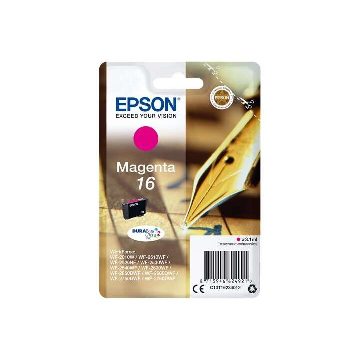 Tinta Epson C13T16234012 T1623 Magenta 16 | InfoChen Canarias